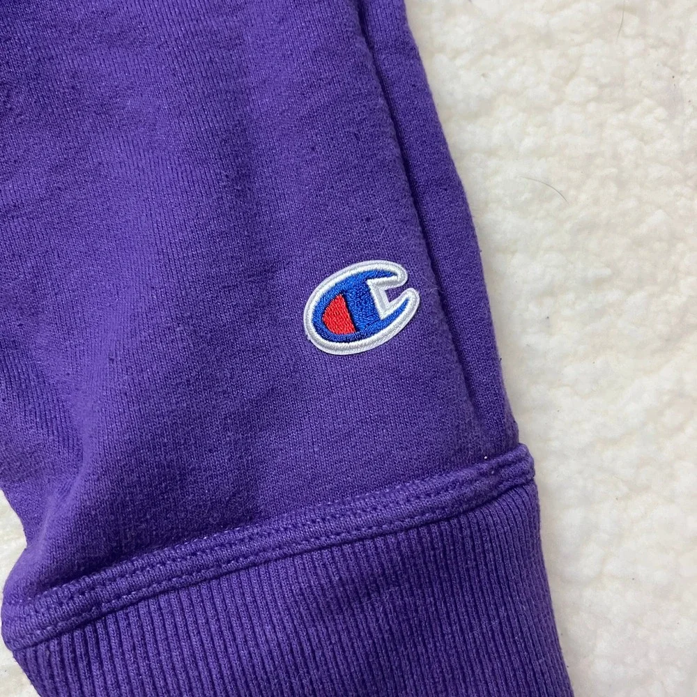 Champion Sweatshirt Mens‎ XL Green Purple AW966H Colorblock Crewneck Pullover
